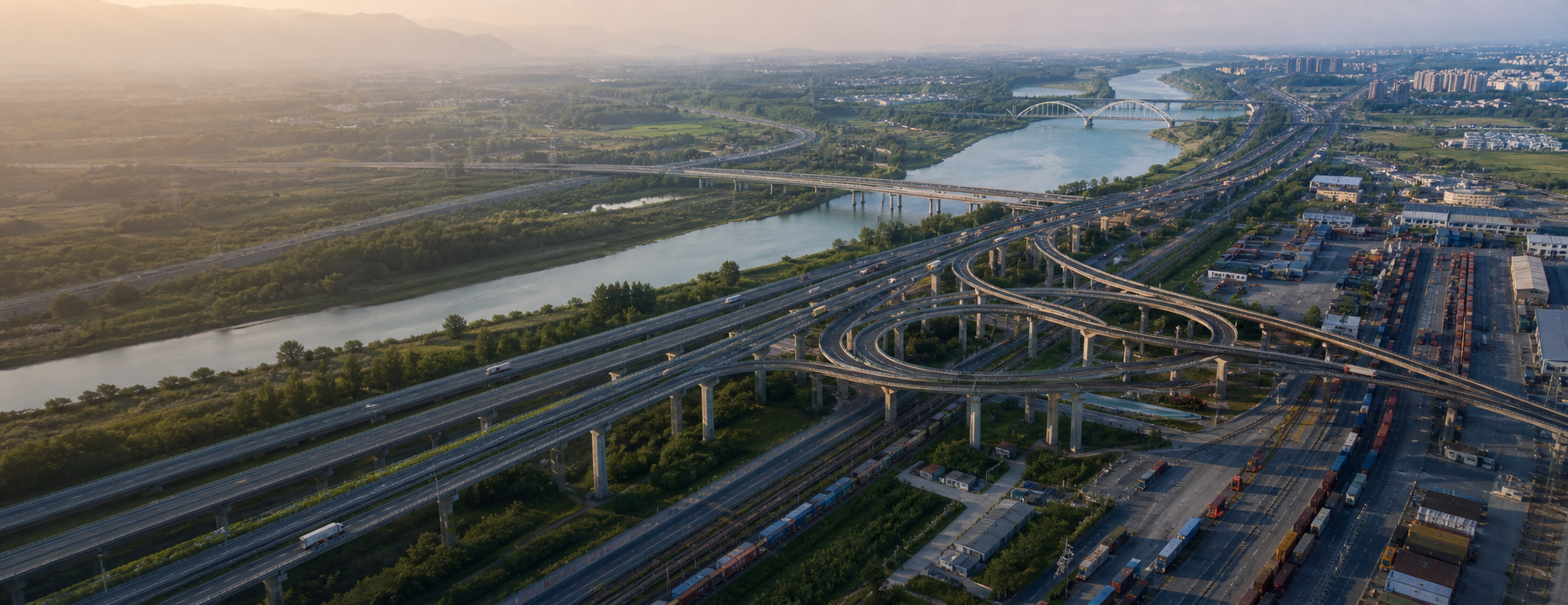 交通线路与数据网络场景